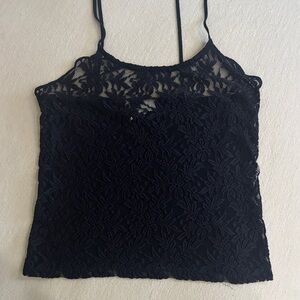 Hanky Panky Dark Blue Lace Camisole